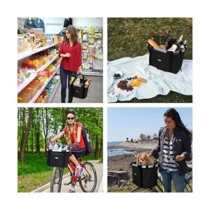 RAYMACE Cesta de bicicleta para perro cesta de manillar_6