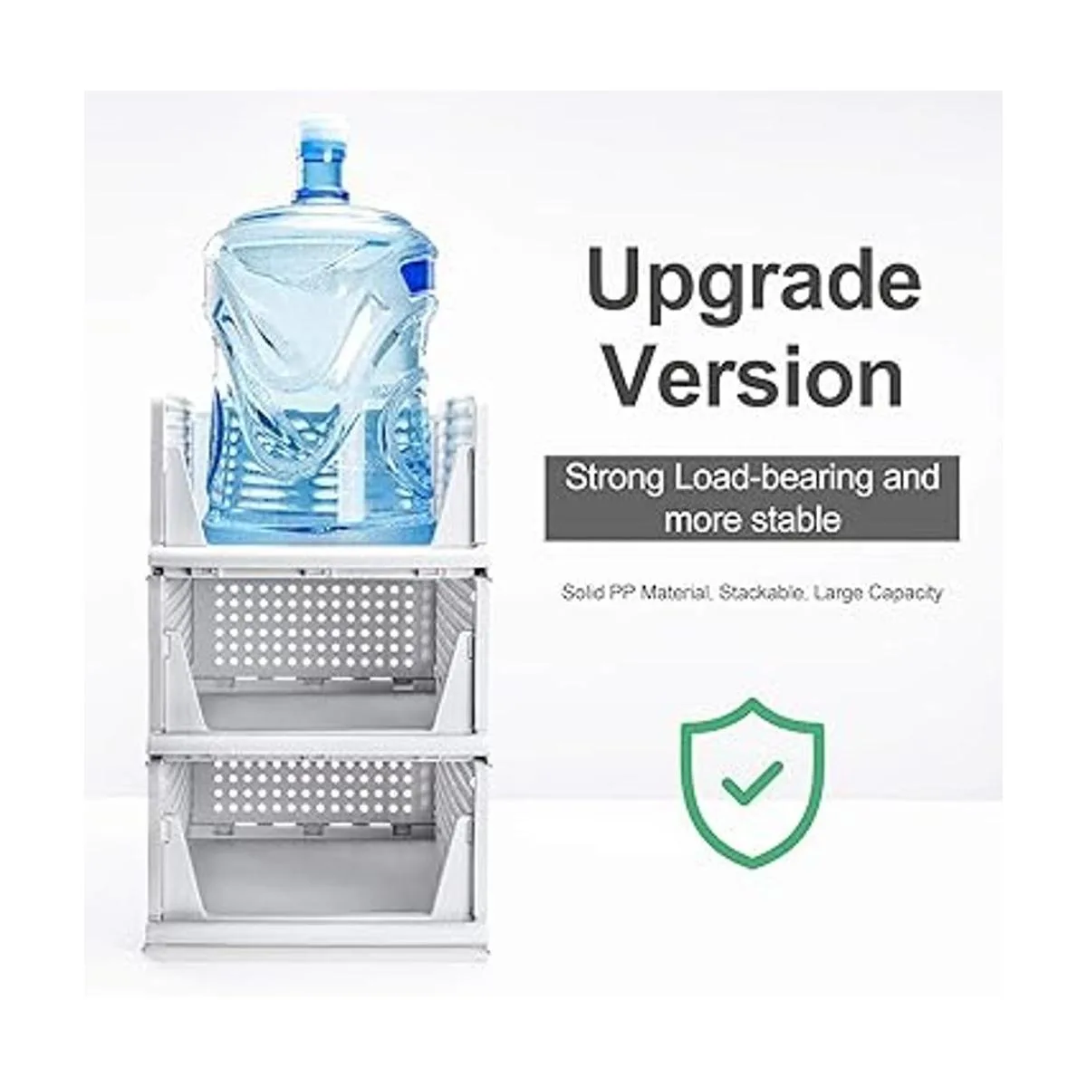 Homde Organizador de armario apilable paquete de 3_3