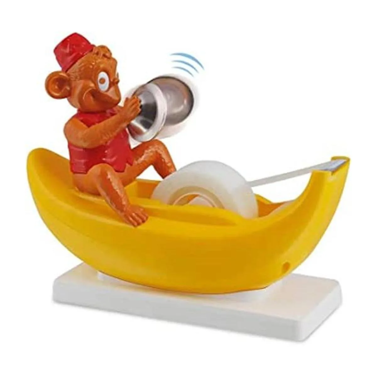 Amazeko Dispensador de cinta de mono aplaudiendo con_1