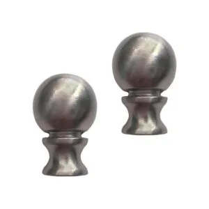 Lámpara de acabado de 2 unidades acabado de níquel_1