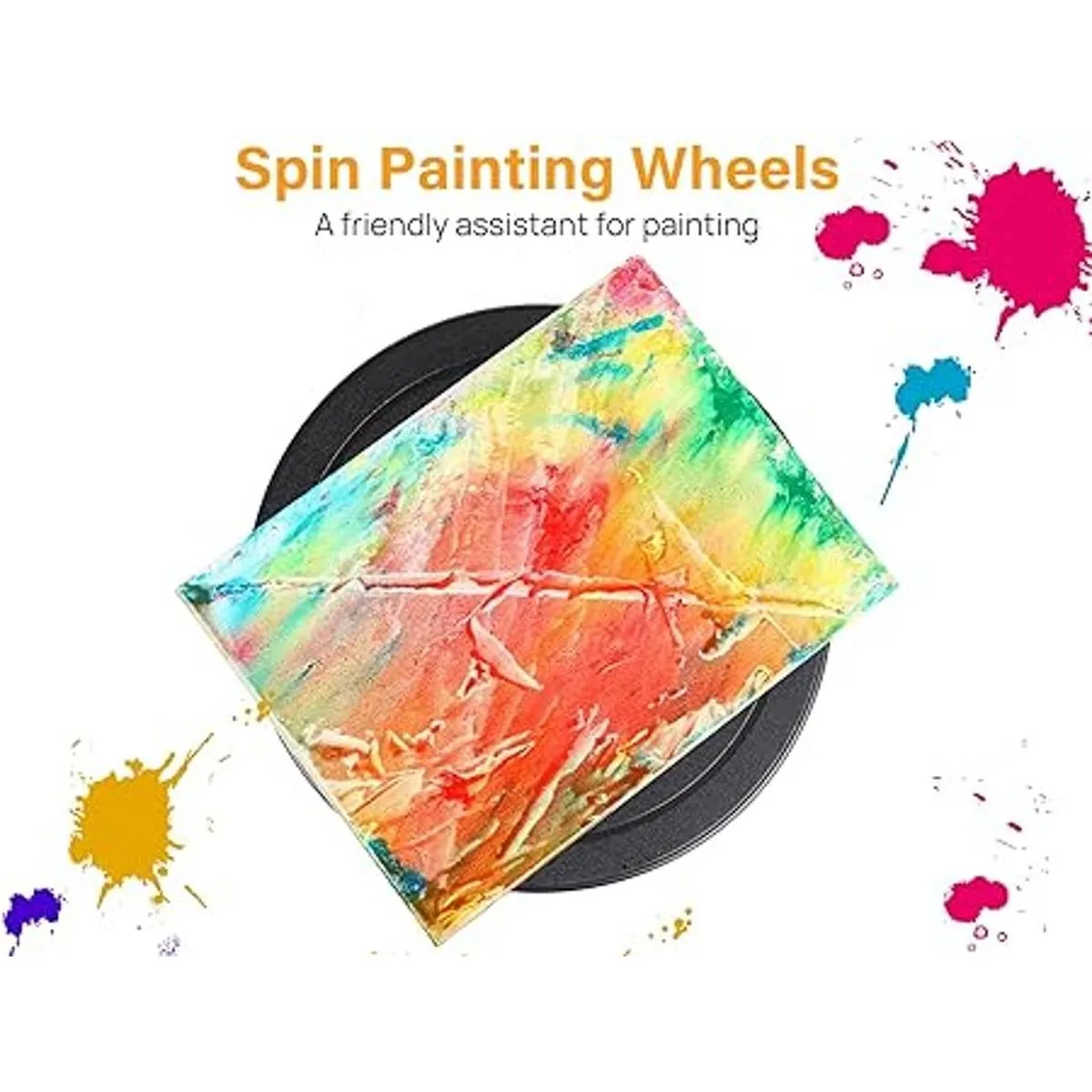 Kootek Tocadiscos giratorio de 11 pulgadas con rueda