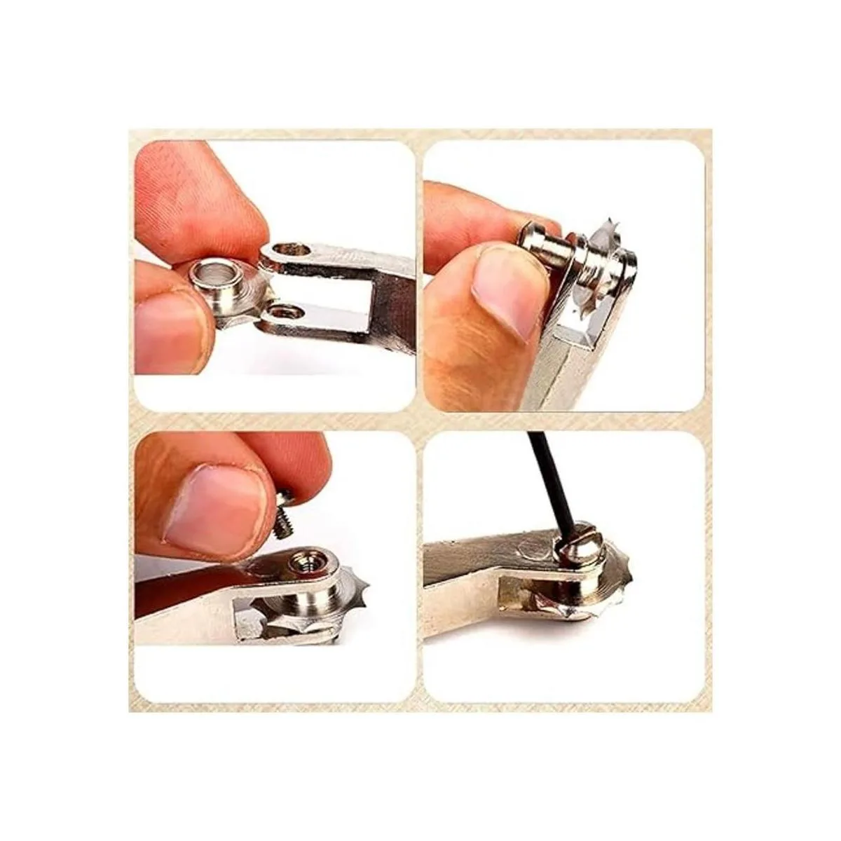 Leathercraft Juego de espaciadores de piel para