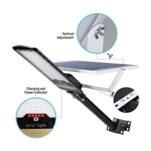 200W luces de calle solares lámpara al aire libre 10000lm