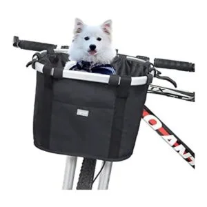 RAYMACE Cesta de bicicleta para perro cesta de manillar_1
