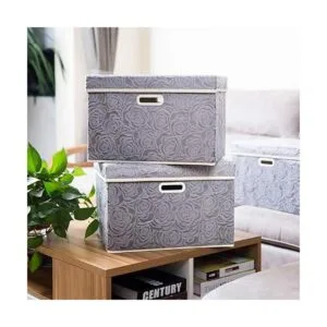 PRANDOM Caja de almacenamiento plegable más grande con