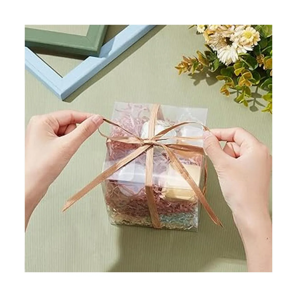 BENECREAT 20 cajas transparentes de regalo de boda de 4.5_3