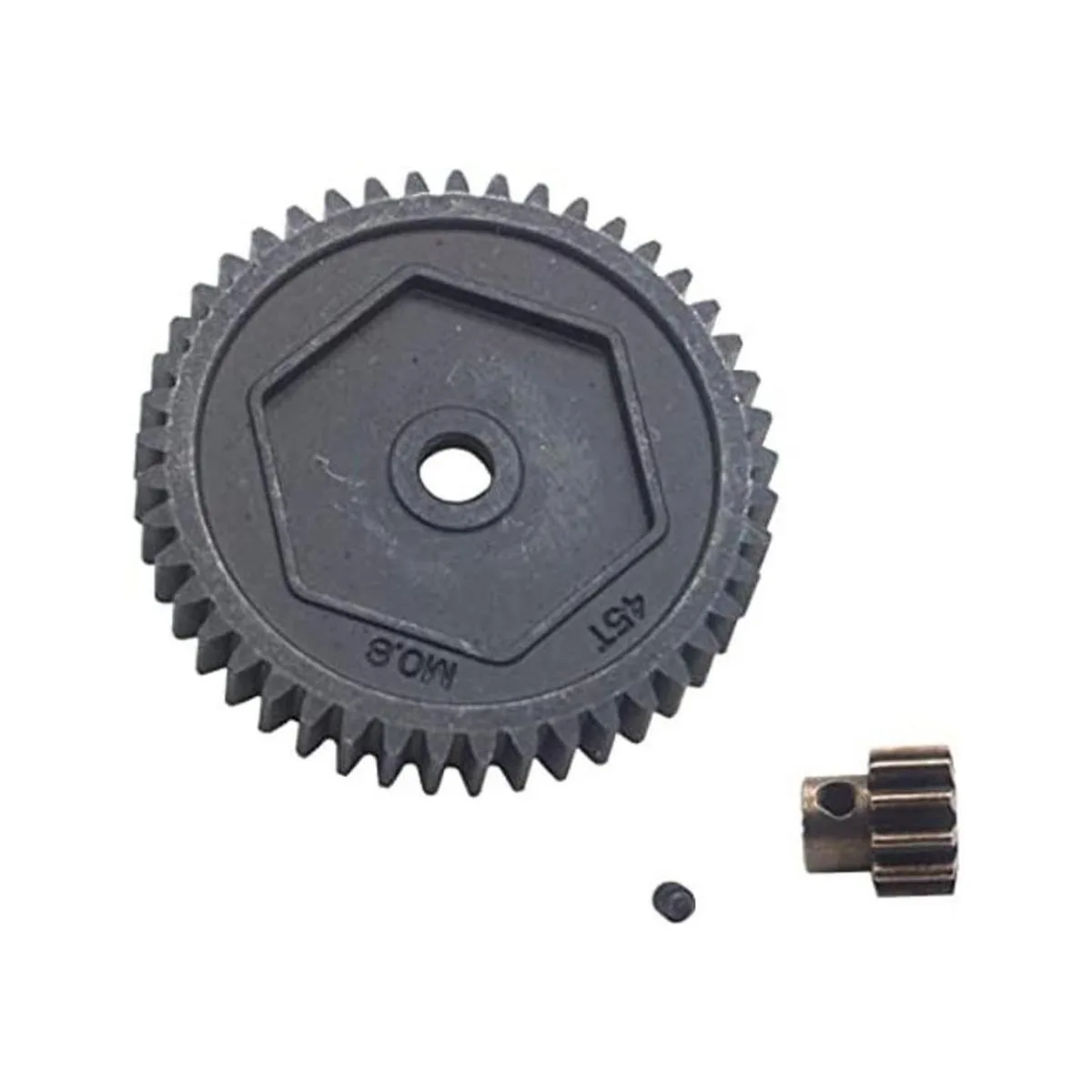 ShareGoo Metal 45T Mod 0.8 Spur Gear 32P 11T 0.125 in_1
