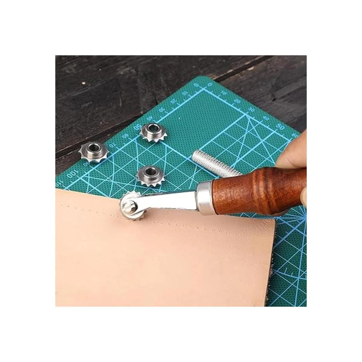 Leathercraft Juego de espaciadores de piel para