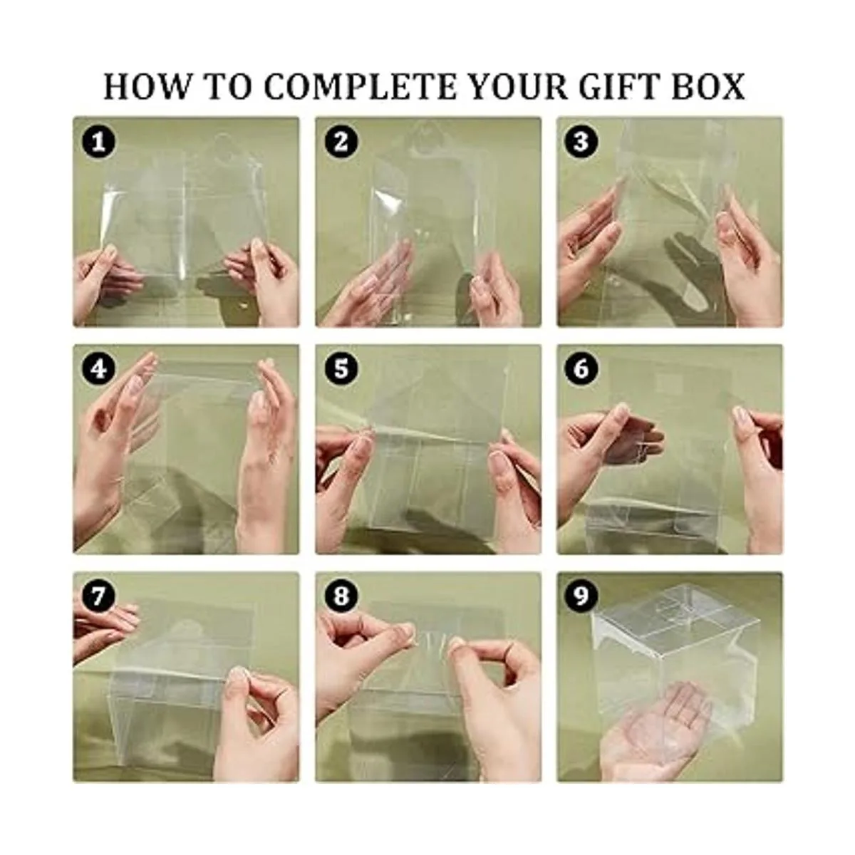 BENECREAT 20 cajas transparentes de regalo de boda de 4.5_4