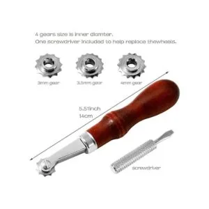 Leathercraft Juego de espaciadores de piel para