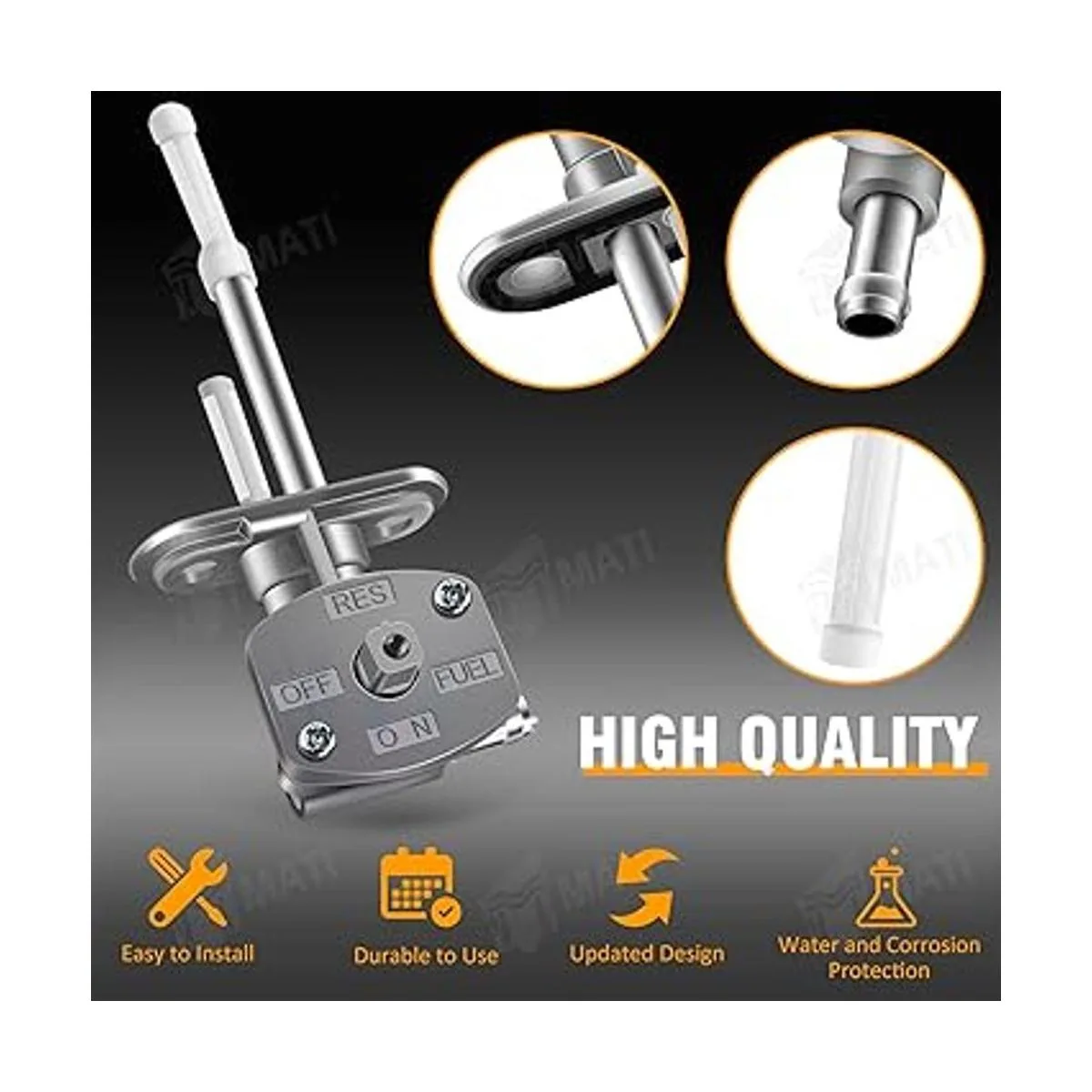 M MATI Conjunto y palanca de combustible para Yamaha ATV_4