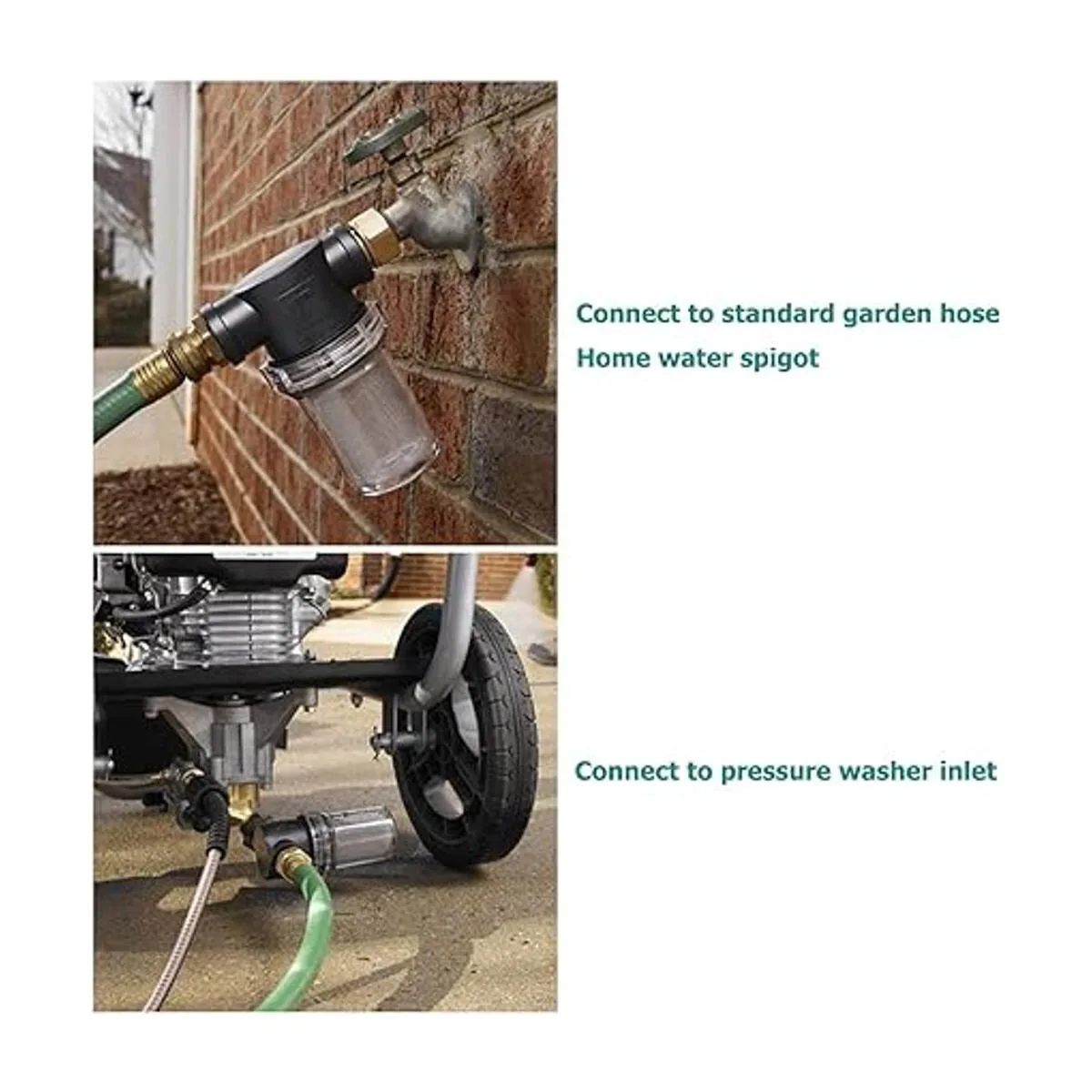 CREEXEON Filtro de manguera de jardín para agua de entrada