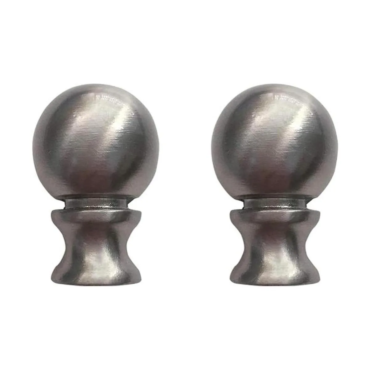 Lámpara de acabado de 2 unidades acabado de níquel_4