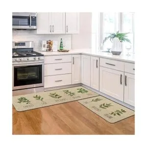 Artoid Mode Juego de 2 tapetes decorativos de cocina con_5