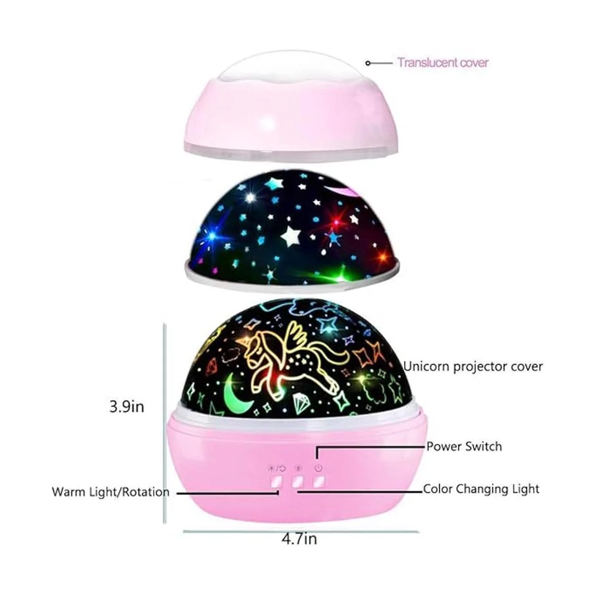 Juguetes de unicornio para niñas de 3 a 8 años con_5