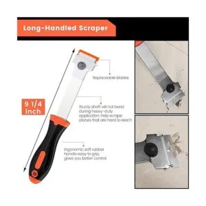 Rascador de cuchillas de afeitar 2 piezas de herramientas_3