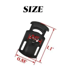 TIHOOD Profesional DIY plástico resorte sujetador cable_2