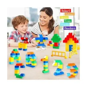 Juego de bloques de construcción de automóviles de juguete_4