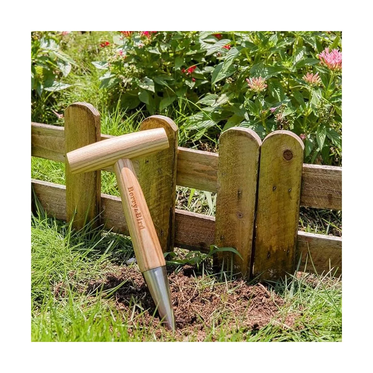 BerryBird Dibbler de mano de acero inoxidable con mango_6