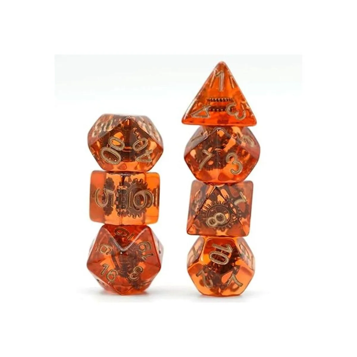 Cusdie Juego de dados DND relleno de engranajes juegos de_2