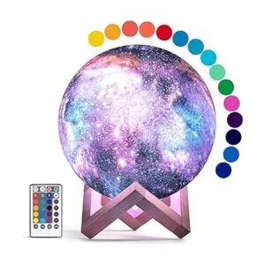 Mindglowing Lámpara de luna de galaxia 3D luz nocturna_1