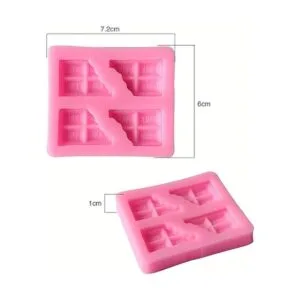 HengKe 2 moldes de silicona para jabón con forma de_3