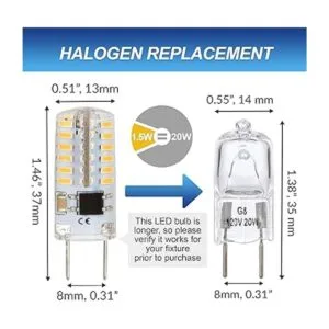 Simba Lighting G8 Bombilla LED regulable 5 unidades 15