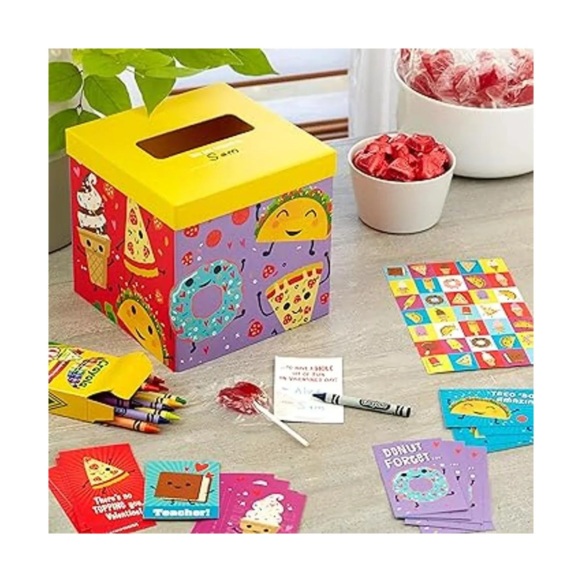 Hallmark Tarjetas de San Valentín para niños y buzón de_2