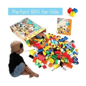 Juego de bloques de construcción de automóviles de juguete_6