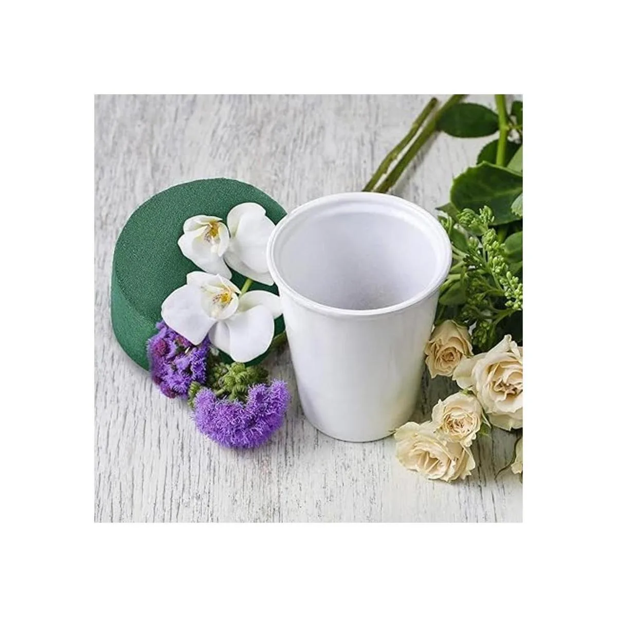 ADXCO Kit de arreglos florales de 24 piezas 3.15 x 1.57