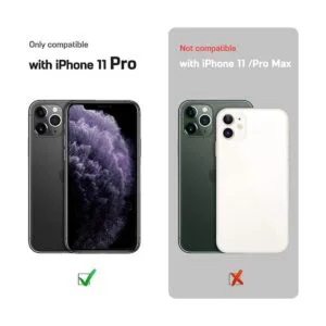 LOHASIC Funda para iPhone 11 Pro de piel sintética_2