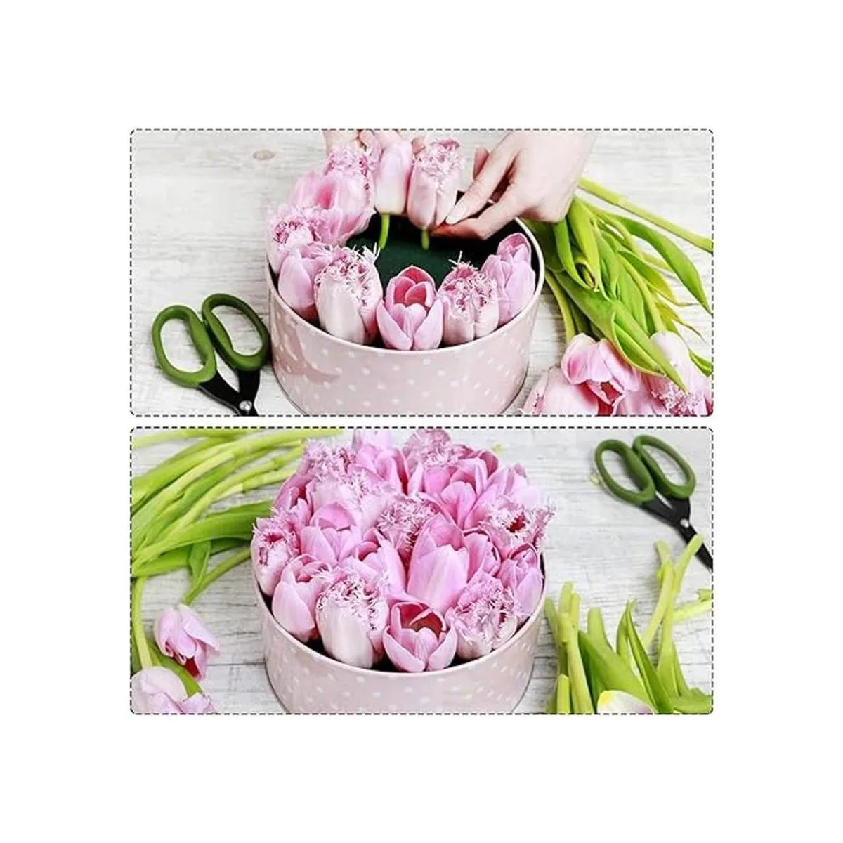 ADXCO Kit de arreglos florales de 24 piezas 3.15 x 1.57