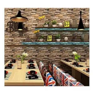 Papel pintado con diseño de piedra