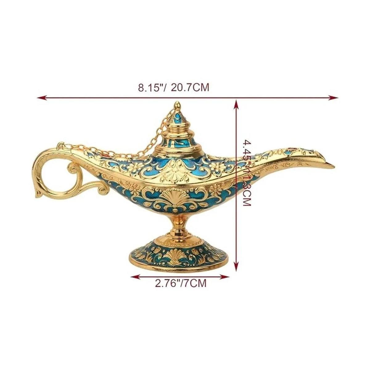 LAUYOO Lámpara clásica Aladding Magic Genie lámpara de