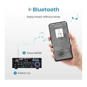 Moukey Amplificador de 2 canales para altavoces de audio_2