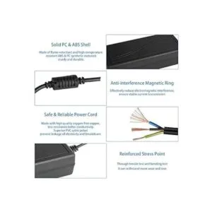 Fuente de alimentación de 12 V 5 A adaptador de fuente de_4