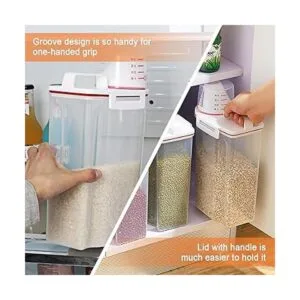 TBMax Contenedor de almacenamiento de arroz con plástico