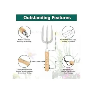 BerryBird Tenedor de mano de jardinería tenedor de mano_4