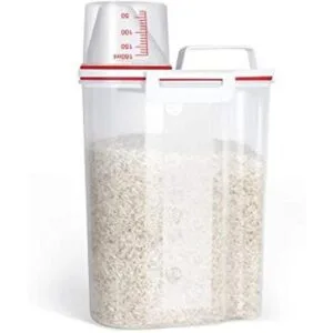 TBMax Contenedor de almacenamiento de arroz con plástico