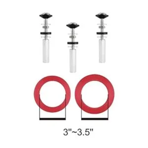 Kit de 2 juegos de tornillos y juntas de reparación de