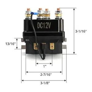 QWORK Contactor de relé solenoide de cabrestante de 12 V_6