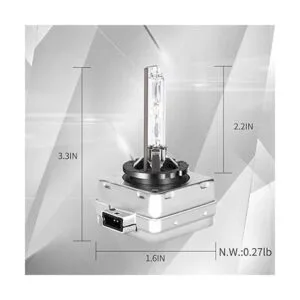 D3SD3R Bombilla de repuesto de xenón HID de 6000 K base