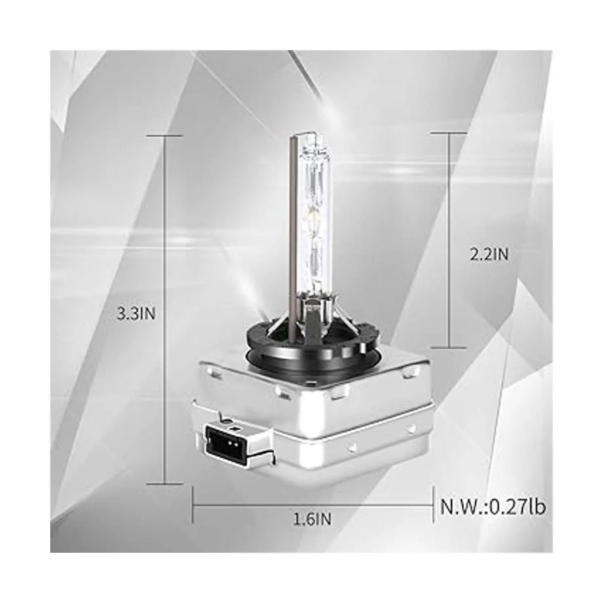 D3SD3R Bombilla de repuesto de xenón HID de 6000 K base