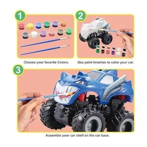 JOYIN Kit de manualidades para niños construye y pinta tu_5