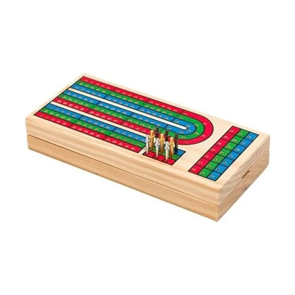Regal Games Juego de mesa de madera con clavijas de metal_3