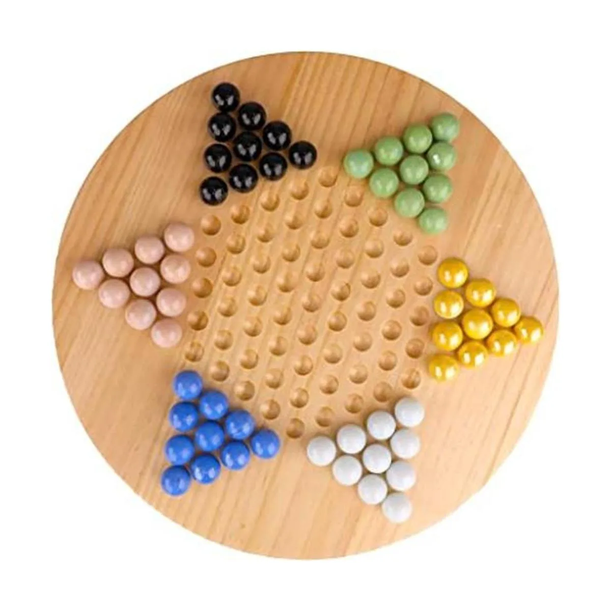 Regal Games Damas chinas tablero de juego de madera_1