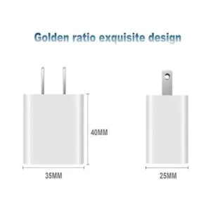 Bloque de cargador de pared USB paquete de 2 conectores_3