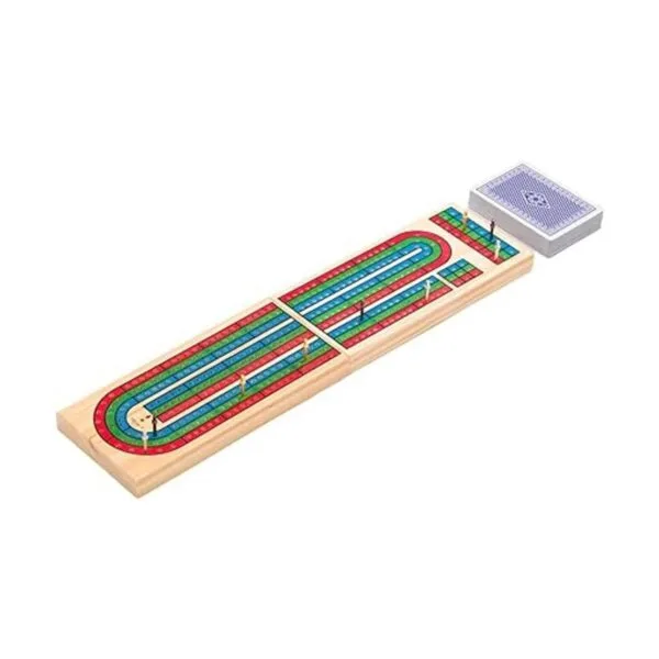 Regal Games Juego de mesa de madera con clavijas de metal_4