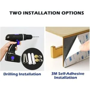 Alise Soporte doble para papel higiénico para rollo de