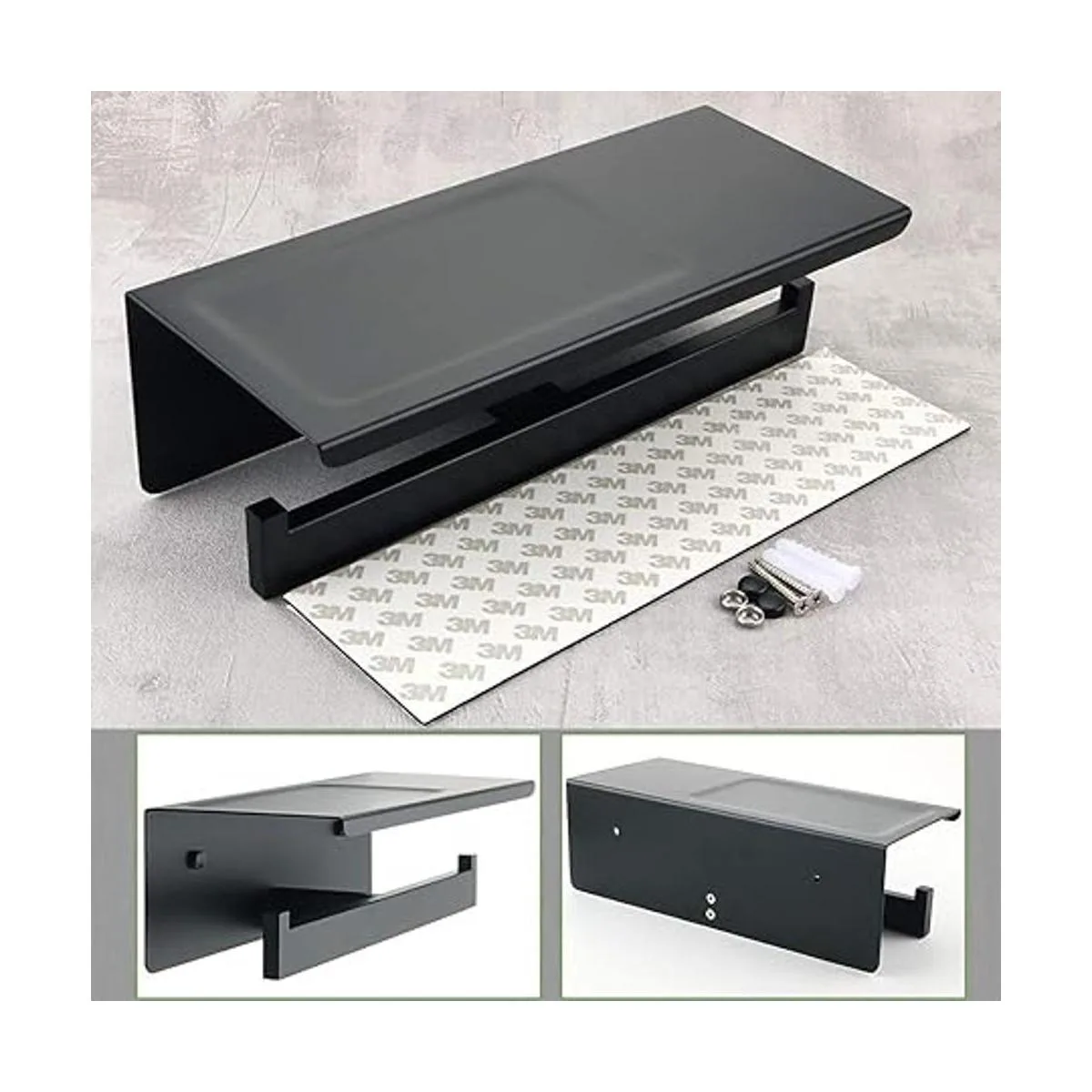 Alise Soporte doble para papel higiénico para rollo de